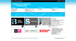 Desktop Screenshot of conselldecultura.cat